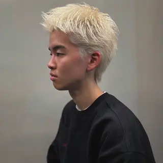 メンズ メンズ特化/パーマ/ メッシュ/竜成のヘアスタイル