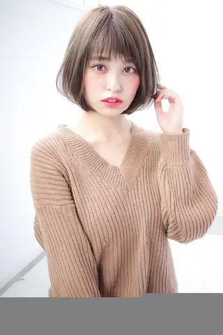 ショート カラー 💘トレンドスタイル 💘透明感ヘアのヘアスタイル