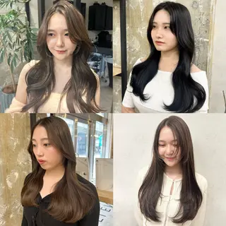 ロング rio¦ブラウン¦暗 髪¦縮毛矯正🌙のヘアスタイル