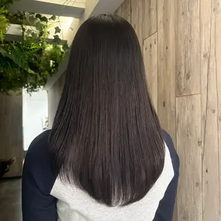 ロング カラー ヘアアレンジ スズナ♡オリーブ・ 透明感カラー🩰🤍のヘアスタイル