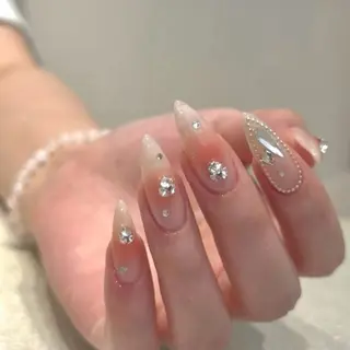ネイル ATULA Nail 💅チップ長さだしのネイルデザイン