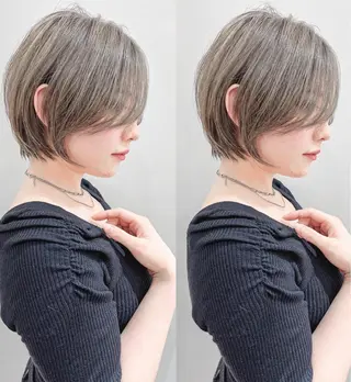 ショート カラー LA KING GINZA TOKYO所属・🧡ショートの達人 🧡SHOのヘアスタイル