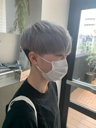 ショート カラー ヘアアレンジ kei/透明感カラー /ベージュ/インナーのヘアスタイル