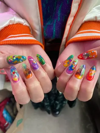 ネイル .unff所属・hana (..)個 性派/メンズネイル◎のネイルデザイン