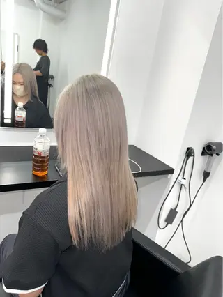 ロング EGO所属・ブリーチカラー💖 rukaのヘアスタイル