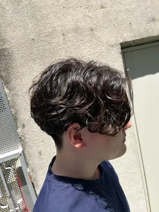 ミディアム パーマ メンズ 🏆メンズヘア特化 🥇代表りんぺーのヘアスタイル