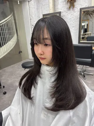 ロング 笹江 瑞穂のヘアスタイル