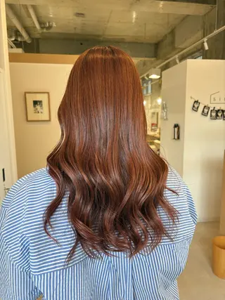 ロング 藤原仁美/レイヤー /透明感カラーのヘアスタイル