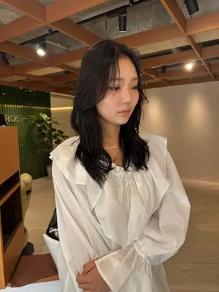 セミロング ショート・ボブパーマ 指名No.1かけるのヘアスタイル