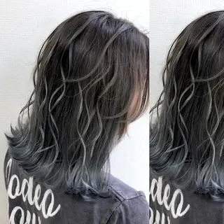 ショート カラー JuNブリーチに 縮毛矯正するプロのヘアスタイル