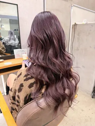 セミロング カラー AiM 大名　似合わせカットのヘアスタイル