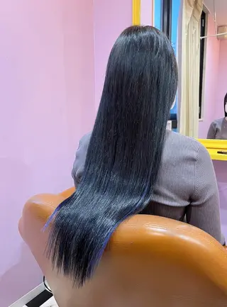 ロング エクステ/TARKY 編み込みエクステのヘアスタイル