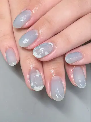 ネイル 艶/マグネット/網紅 /韓国/岩下りほのネイルデザイン