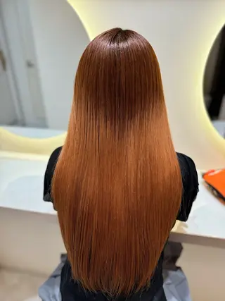 ロング addict 本店所属・髪質改善/縮毛矯正/ ブリーチaddictのヘアスタイル