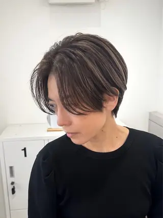 ショート カラー hair salon suiw所属・ハイトーンショート 特化‬吉田義隆のヘアスタイル