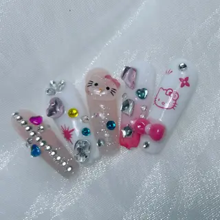 ネイル MoMoA Nail ネイル長さ出し専門店のネイルデザイン