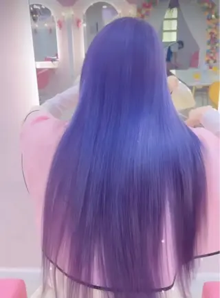 ロング カラー カットモデル募集 ミネのヘアスタイル