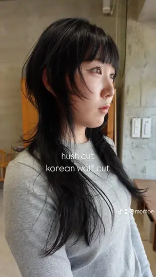 ロング カラー wewe: momoeのヘアスタイル