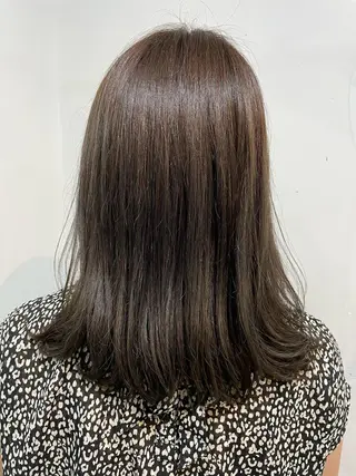 ミディアム 🐬脱白髪染めカラー 清水大世🐬のヘアスタイル