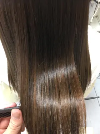 ロング 髪質改善/縮毛矯正 /ブリーチ矯正/岡部のヘアスタイル