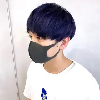 ミディアム カラー メンズ DX  share salon渋谷所属・カラー系/カット特化 🟠オオタキマサシのヘアスタイル