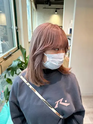 カラー green所属・ヤクシジ レンのヘアスタイル