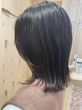ミディアム カラー ヘアアレンジ 韓国ヘアメイク🎀/ 縮毛矯正✨山本媛香のヘアスタイル