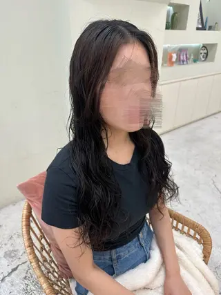 ロング パーマ 赤熊 咲良 🦔ྀིのヘアスタイル