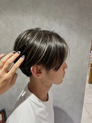 ショート カラー メンズ saika🖤 モデル募集のヘアスタイル