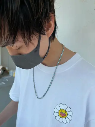 ショート カラー メンズ pole/apartment所属・💓パーマ，💗 レイヤーカットのヘアスタイル