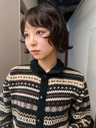 パーマ tuna   トゥナ所属・藤川 暖士のヘアスタイル