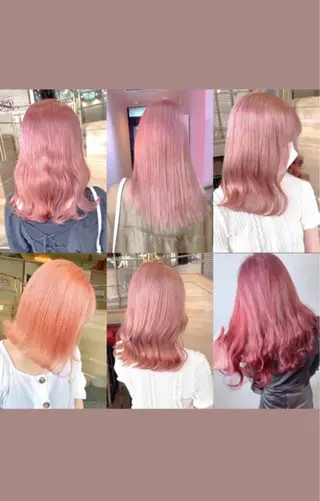 カラー Seleneコウキ ブリーチ/ハイトーンのヘアスタイル