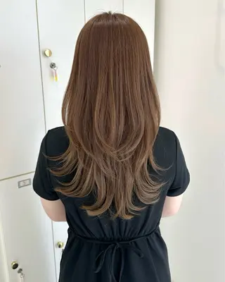 ロング “似合わスタイル” lemiie ハナのヘアスタイル