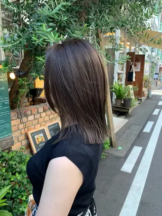 ミディアム カラー LEB所属・下河 宗太のヘアスタイル