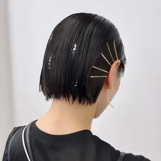 ショート カラー ヘアアレンジ HIROKO / 透明感暖色カラー🎀のヘアスタイル