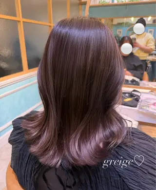 ミディアム カラー ❤️ブリーチ/暖色/ カラー/大宮のヘアスタイル