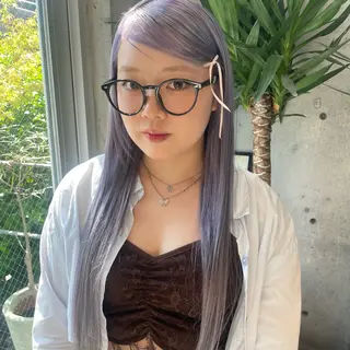 ロング カラー トレンドカラー🥣／ ヘアアレンジ✩.*˚のヘアスタイル