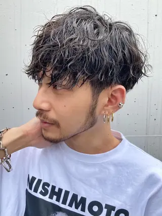 ショート パーマ メンズ fifth  SAKAE所属・SENTA✨メンズ パーマ✨fifth栄のヘアスタイル