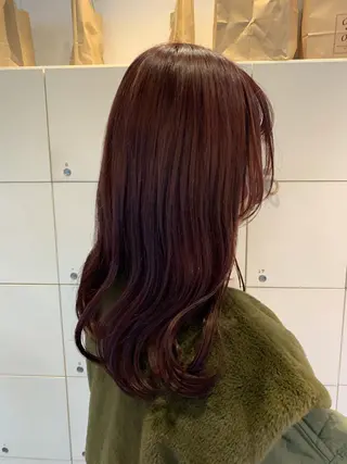 セミロング カラー 🌿‬ ܸAir 透明感🌱西村知佳のヘアスタイル