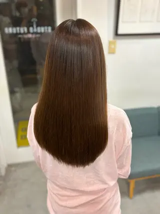 セミロング 宇田 真基のヘアスタイル