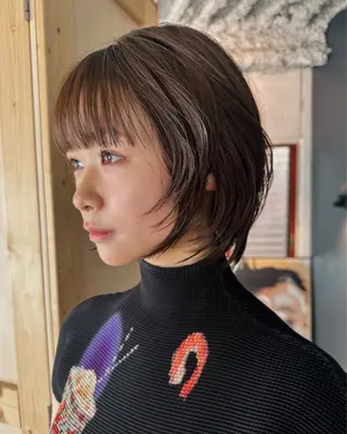 ショート レイヤー/パーマ /ウルフ/nabeのヘアスタイル