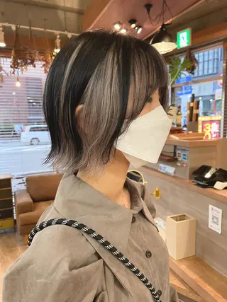 ショート カラー OPShair　ANELLO所属・ショート/ボブ/ メンズ/縮毛矯正のヘアスタイル