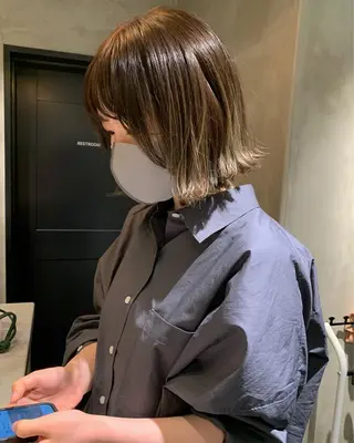 ショート カラー アンニュイヘア🪽 ayumiのヘアスタイル