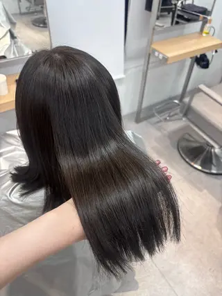 ミディアム 透明感/韓国ヘア/ miyu 🎀のヘアスタイル