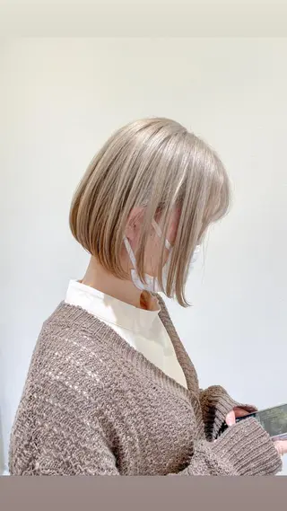 ショート カラー 似合わせスタイル 岡田勇哉のヘアスタイル