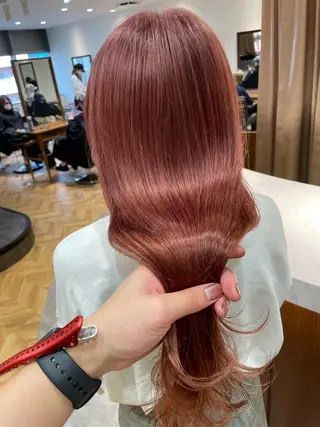 ロング 顔周り🇰🇷韓国 レイヤー/モエのヘアスタイル