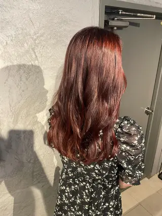 ロング カラー マツナガ トモコのヘアスタイル