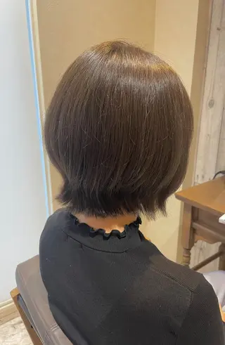 ミディアム カラー RECEL 多治見店所属・RECIEL多治見店 松本恵美子のヘアスタイル