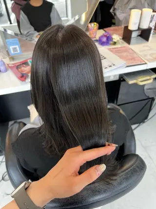 セミロング 韓国風顔まわり/ベー ジュ/マツエク♡美咲のマツエク・マツパデザイン