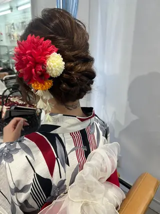ヘアアレンジ ヘアメイク あゆのヘアスタイル